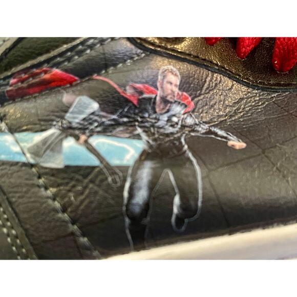 High-Top Avengers Action Figure Sneakers Men's Sz 10 1/2 Gray 1,4,4,9:S-1456 - Picture 3 of 12